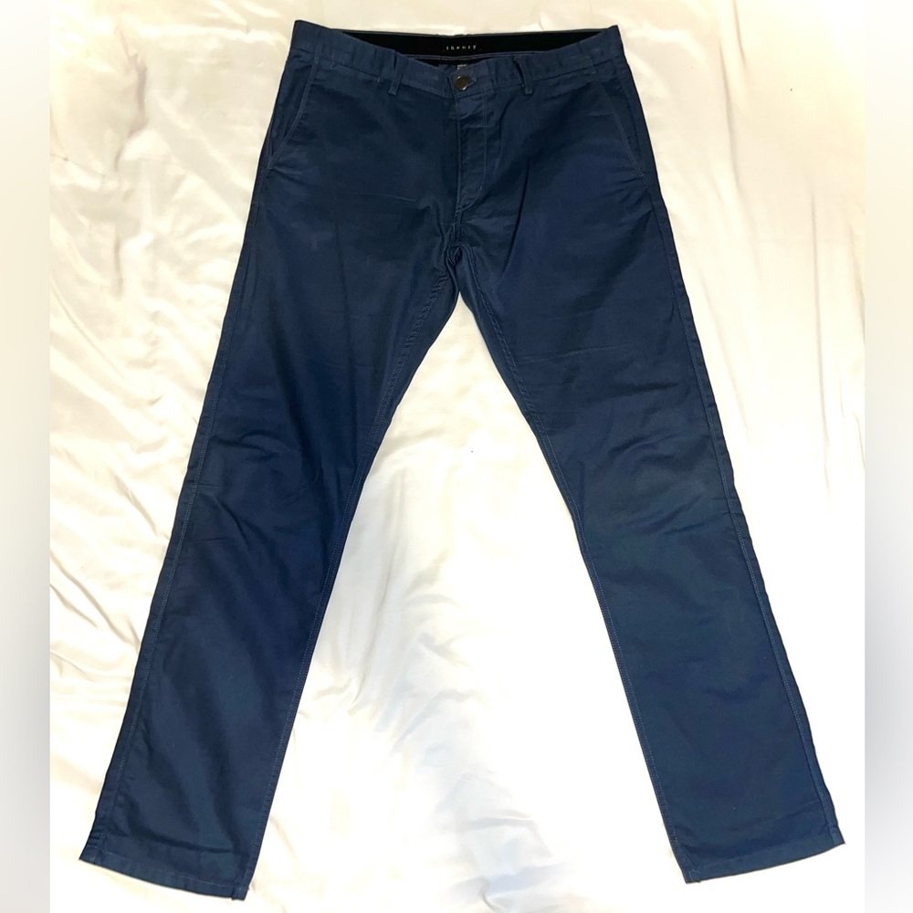 Theory Navy Blue Slim Straight - Size 34